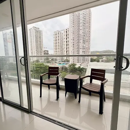 Apartamento A Pasos Del Mar Departamento Con Piscina 360